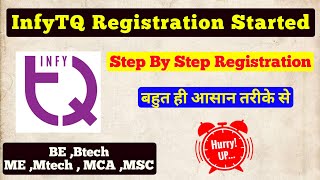 InfyTQ Registration Started  Step by Step Registration  Chandan Patel [upl. by Stringer]