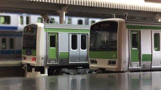 E231系山手線トウ513編成到着・発車再現【Ｎ再現】 [upl. by Gurney]