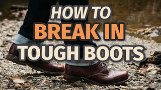 How to BREAK IN BOOTS  FASTEST EASIEST Method  BootSpy [upl. by Hamian]