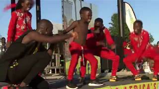 Triplets Ghetto kids amp Eddy Kenzo First performance with Paradise Caribbean Connections TV Canada [upl. by Anirehtac]