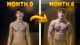 6 Month Body Transformation from Skinny to Less Skinny [upl. by Ammamaria]