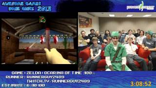 Legend of Zelda Ocarina of Time Speed Run 100 in 54410 by RunnerGuy2489 AGDQ 2013 N64 [upl. by Mercuri251]