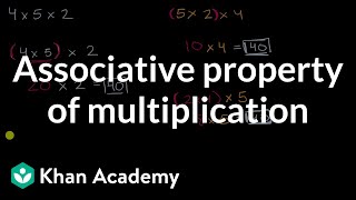 Associative property of multiplication [upl. by Plume]