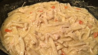 Slow Cooker Chicken Noodles [upl. by Htessil]