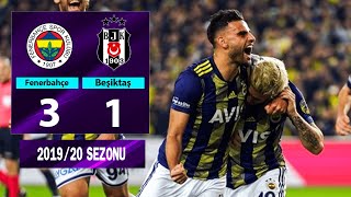 ÖZET Fenerbahçe 31 Beşiktaş  16 Hafta  201920 [upl. by Padget]