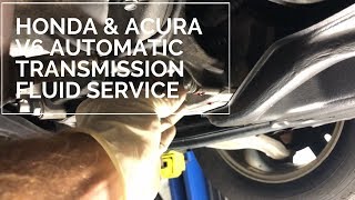 Transmission Fluid Service Honda Odyssey 20112016 [upl. by Natanoy]