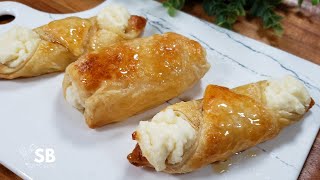 Quesitos Puerto Rican Cheese Turnovers Recipe [upl. by Atirb]