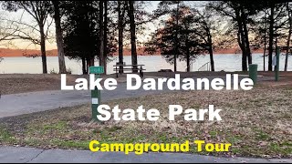 Lake Dardanelle State Park AR Campground Tour [upl. by Mag]