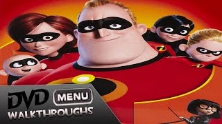 The Incredibles 2004 05 DvD Menu Walkthrough [upl. by Alauqahs932]