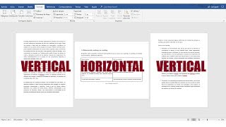 CÓMO COMBINAR HOJAS HORIZONTALES Y VERTICALES EN UN MISMO DOCUMENTO EN WORD FÁCILMENTE [upl. by Ysor264]