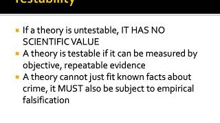 Introduction to Criminological Theory What is a Theory [upl. by Akirat]