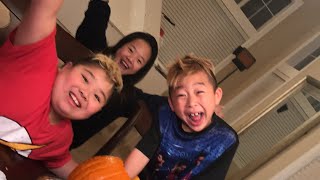 Pumpkin Carving  TigerFamilyLife [upl. by Odragde]