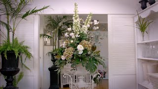 A classic formal floristry design for large environments The base foundation Part 1 of 4 [upl. by Ainez]