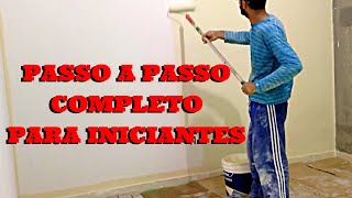 COMO PINTAR PAREDE SUPER FÁCIL  HOW TO PAINT THE WALL STEP BY STEP [upl. by Ylhsa]