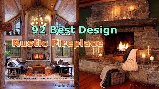 92 Best Rustic Fireplace  Design And Ideas [upl. by Mcloughlin]