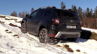 New Dacia Duster 15 dCi 4x4  Trip to snowy nature [upl. by Nnuahs]