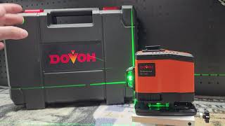 DOVOH 3X360° FLOOR LASER LEVEL KF3360G [upl. by Zach]