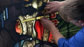 Stained Glass Restoration  How Its Made [upl. by Jason]