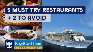 5 Royal Caribbean restaurants you must try and 2 to avoid [upl. by Notlehs]