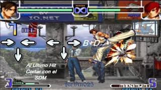 Combos Kim Paso a Paso Kof 2002 Magic Plus 2 [upl. by Aneelas]