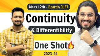 Continuity and Differentiability  Class 12 Maths  NCERT for Boards amp CUET [upl. by Nahtiek]