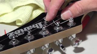 How To Restring an Electric Guitar for Beginners [upl. by Drofdarb]