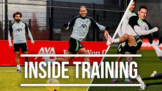 Inside Training GOALS GALORE from Nunez amp AlexanderArnold  Liverpool FC [upl. by Ailehc]