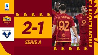 Roma 21 Verona  Serie A Highlights 202324 [upl. by Waverley521]