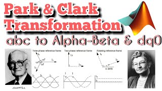 Park amp Clark Transformation  abc  αβ and abc  dq0  MATLAB Simulation [upl. by Womack]