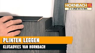 Plinten leggen op laminaat met HORNBACH [upl. by Cordula]