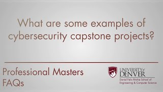 Cybersecurity Capstone Project Ideas Examples from Ritchie School [upl. by Treble]