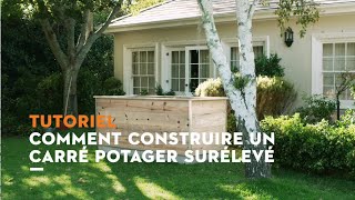 Tutoriel  Comment fabriquer un carré potager surélevé  STIHL [upl. by Kirstyn]