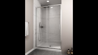 How to adjust the round shower door [upl. by Eglanteen]