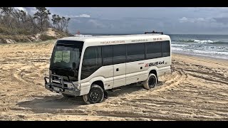 4x4 Conversion of Toyota Coaster [upl. by Airpal]