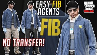 GTA 5 Online EASY FIB Agent Outfits NO TRANSFER PATCHED [upl. by Anatollo]