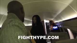 WELCOME ABOARD AIR MAYWEATHER FLOYD MAYWEATHERS PRIVATE JET [upl. by Ambrosi]