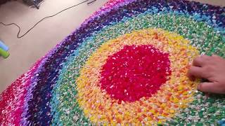 No Sew DIY Rag Rug Tutorial [upl. by Oinotnaesoj859]