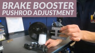 How To Brake Booster Pushrod Adjustment [upl. by Luapnaej]