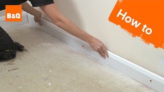 How to fit skirting boards part 2 fixing the skirting boards [upl. by Ahsaeym453]