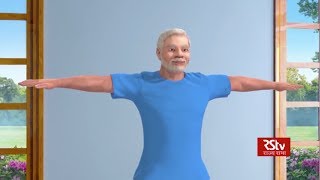 PM Modi shares animated video of Trikonasana promotes yoga [upl. by Atniuq]