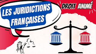 Les juridictions Françaises en schéma  lorganisation de la justice en France  Le droit animé [upl. by Krishna752]