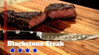 Blackstone Griddle Steak How to cook a steak [upl. by Godderd]