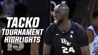 Tacko Fall 2019 NCAA tournament highlights [upl. by Aitenev198]