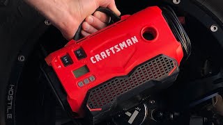 Craftsman V20 Air Inflator Review amp Demonstration [upl. by Antone]