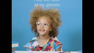 Warby Parker  Kids who wear glasses talking about glasses [upl. by Grimaud]