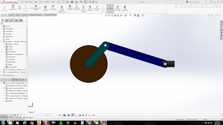 Explaining Slider Crank Mechanism in solidworks [upl. by Mozza]