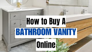 How to Buy a Bathroom Vanity Online  Modern Bathroom Vanity Designs [upl. by Amadas971]