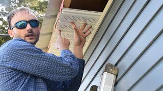 How To Install Soffit and Fascia Trim [upl. by Aicenev]