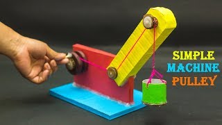 Science Fair Projects  Simple Machine Pulley [upl. by Lalita692]