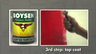 Painting It Easy With BOYSEN Acrytex [upl. by Hew]